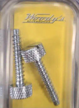 International Truck Knurled Head Chrome Dash Screws - Heavy Duty
