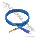 15ft Blue Rubber Air Line Service Hose for Semi Trucks & Trailers