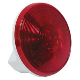 4" Round Red Stop Turn Tail Light - Incandescent Long-Life Viz