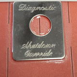 Diagnostic Switch Plate - Shutdown Override Control Panel