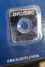 Freightliner FLD Classic Increment Decrement Switch Chrome Trim