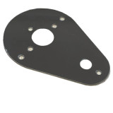 Stainless Kenworth Teardrop Style Interior Dome Light Plate for Watermelon Light (TOGGLE SWITCH HOLE