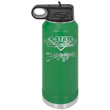 Chrome Shop Mafia 32 Oz. Stainless Steel Hot/Cold Water Bottle - Green Chrome Shop Mafia 32 Oz. Stainless Steel Hot/Cold Water Bottle - Green