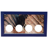 Chrome Shop Mafia 18 Inch Stainless Steel Sunburst Design Rear Center Light Panel W/ 4 Inch Round Holes Chrome Shop Mafia 18 Inch Stainless Steel Sunburst Design Rear Center Light Panel W/ 4 Inch Round Holes