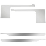 Chrome Shop Mafia Aluminum Cab, Cowl, 48 Inch Full Wrap Sleeper Panels W/ Bulkhead Holes 5 Inch For Peterbilt 379 W/ Aftermarket Exhaust Chrome Shop Mafia Aluminum Cab, Cowl, 48 Inch Full Wrap Sleeper Panels W/ Bulkhead Holes 5 Inch For Peterbilt 379 W/ Aftermarket Exhaust