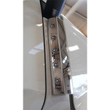 Chrome Shop Mafia 18" Stainless Door Light Panels Peterbilt 579