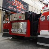 Chrome Shop Mafia 18 Inch Smooth Stainless Steel Rear Center Light Panel W/ 4 Inch Round Holes Chrome Shop Mafia 18 Inch Smooth Stainless Steel Rear Center Light Panel W/ 4 Inch Round Holes