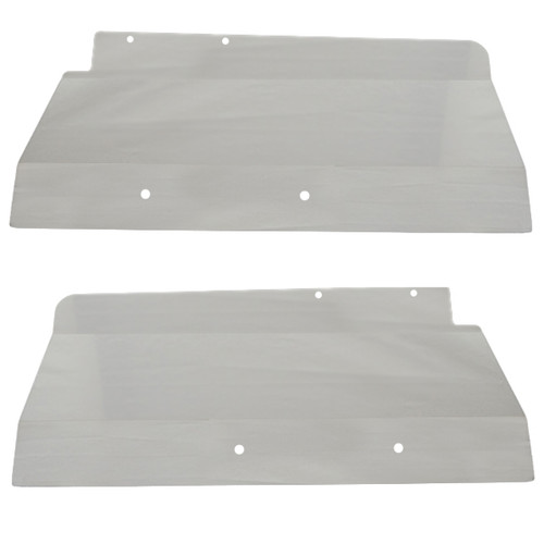 Chrome Shop Mafia 304 Stainless Steel Fender Shields - Bracket Mount For Peterbilt 379 Chrome Shop Mafia 304 Stainless Steel Fender Shields - Bracket Mount For Peterbilt 379
