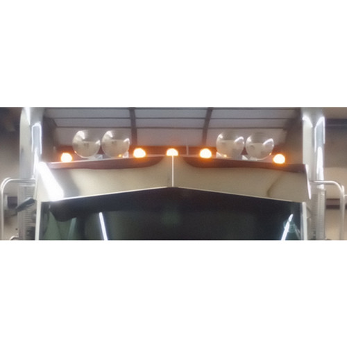 13 To 11 Inch Reverse Bowtie Visor Bracket Kit By Chrome Shop Mafia For Peterbilt 589 Flat Top 13 To 11 Inch Reverse Bowtie Visor Bracket Kit By Chrome Shop Mafia For Peterbilt 589 Flat Top
