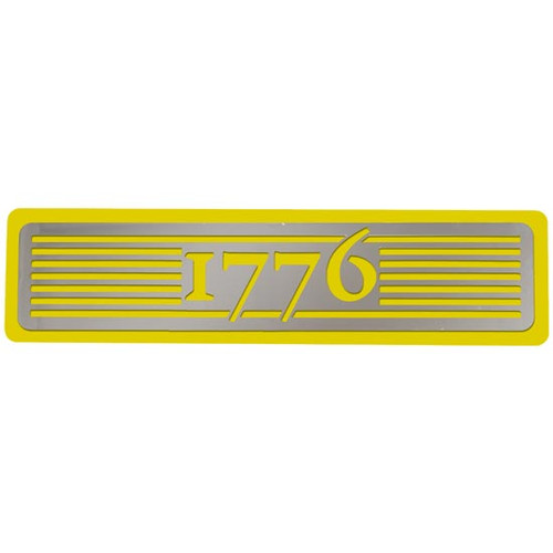 Chrome Shop Mafia 1776 Step Plate - Yellow Powder Coat, 5 X 20 X 1/4 Inch Chrome Shop Mafia 1776 Step Plate - Yellow Powder Coat, 5 X 20 X 1/4 Inch