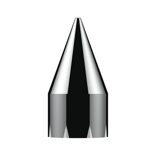 33mm X 4-1/8" Chrome Plastic Spike Nut Cover - Thread-On