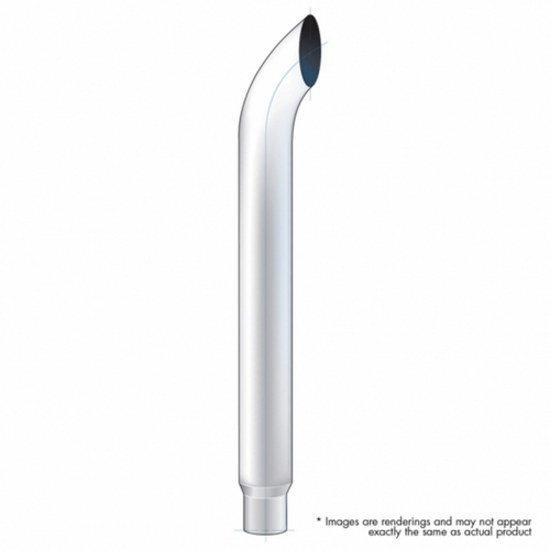 8" Curved Reduce To 5" O.D. Bottom Exhaust