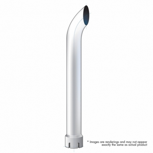 5" Curved Expanded/Slotted Bottom Exhaust