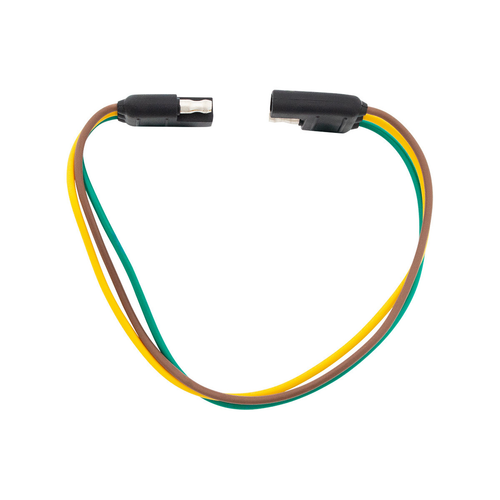 3-Way Flat Molded M/FM Trailer Connectors w/ Polarized Plugs, 1 Pc.