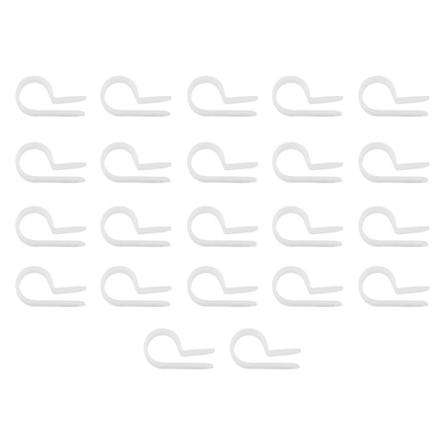 Natural Nylon Cable Clamps (25-Pack)