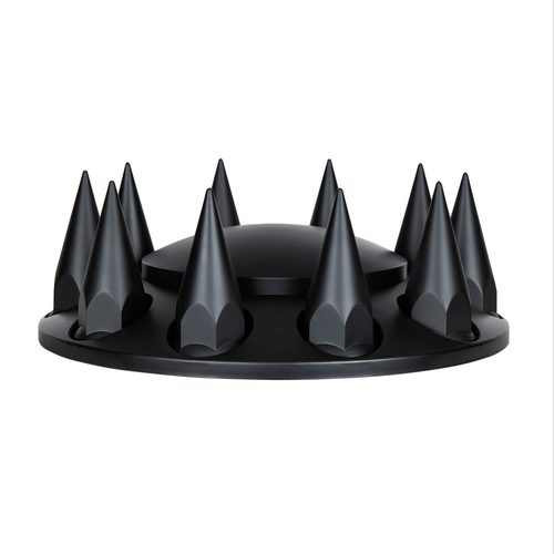 Dome Front Axle Cover With 33mm Spike Thread-On Nut Covers