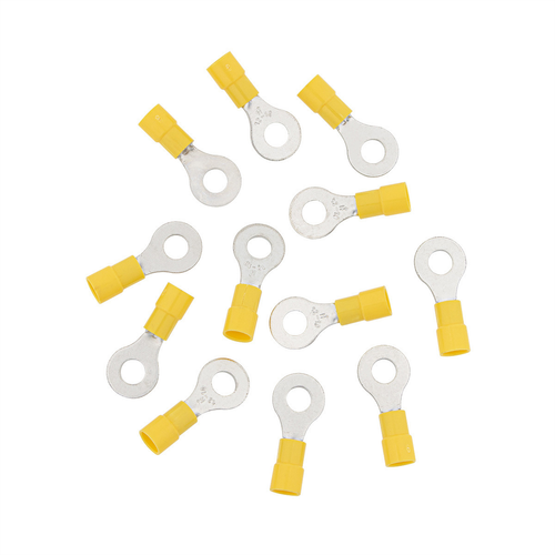 12-10 AWG #10 Stud Vinyl Ring Terminal (14-Pack)