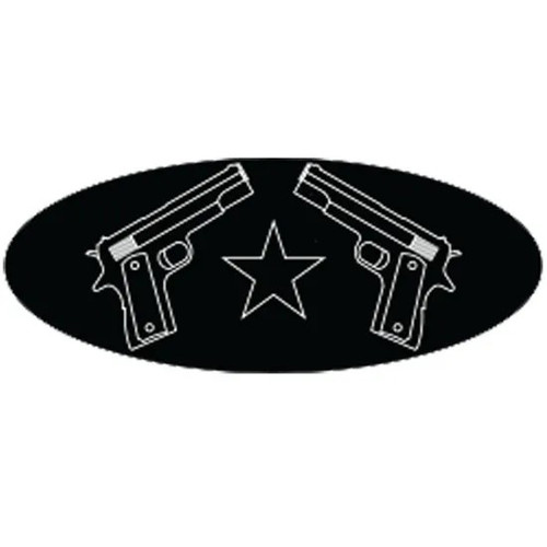 Dual Gun Shifter Floor Cover Emblem For Peterbilt