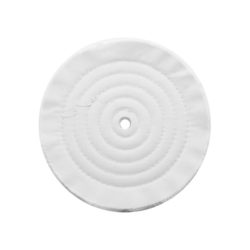 White Soft Muslin Buff - 1/2" Arbor