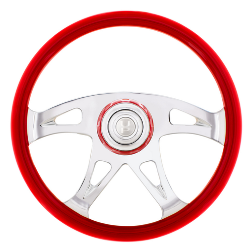 18" Boss Steering Wheel With Color Matching Horn Bezel