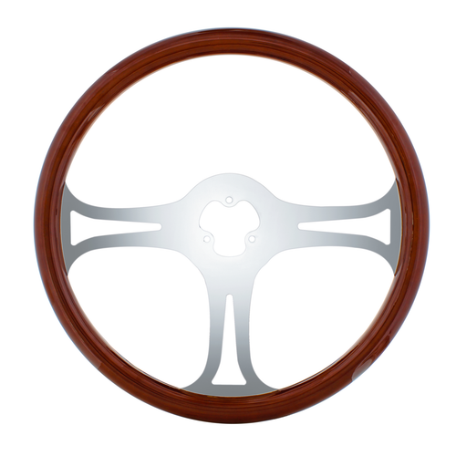 18" Chrome Blade Steering Wheel