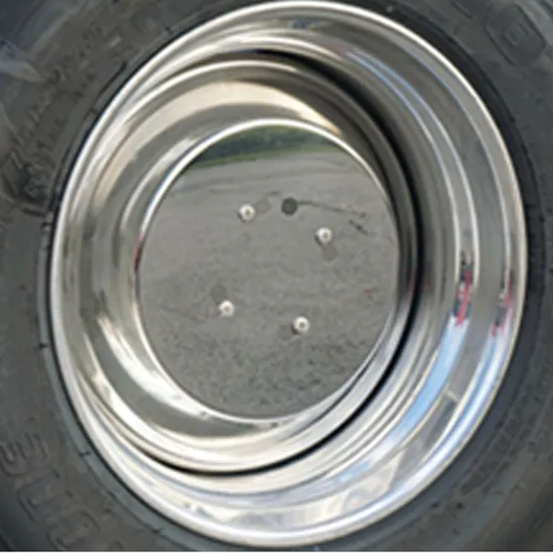 Twist And Lock HubShield Axle Cover Kit - 4 Cover Kit For Dual Wheel With 3/4 Inch Hub Bolt