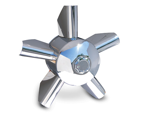 24.5” Stainless Steel RealMag Hub Covers - 3/4" Axle Bolts (8 Covers)