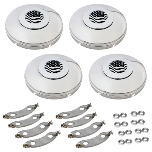 Stainless Steel Rear Domed Baby Moon Tandem Drive Axle Kit With Real Logo Floater
