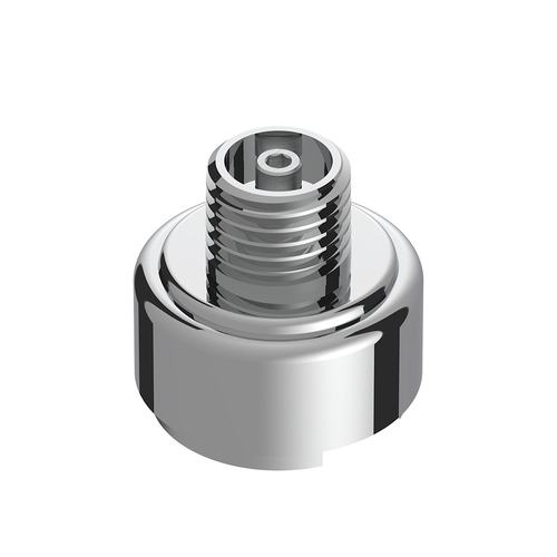 M30X3.5 Thread-On Gearshift Knob Chrome Mounting Adapter - Vertical (Bulk)