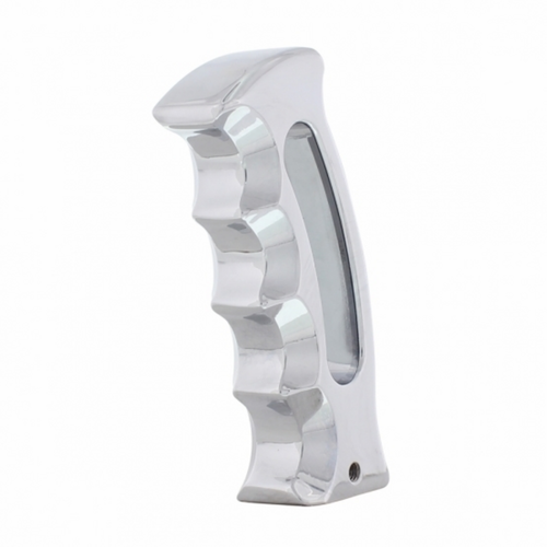 Slot Style Pistol Grip Gearshift Knob - Chrome