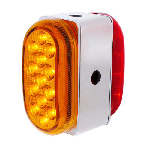 26 LED Dual Function Reflector Double Face Oval Light With SS Bracket