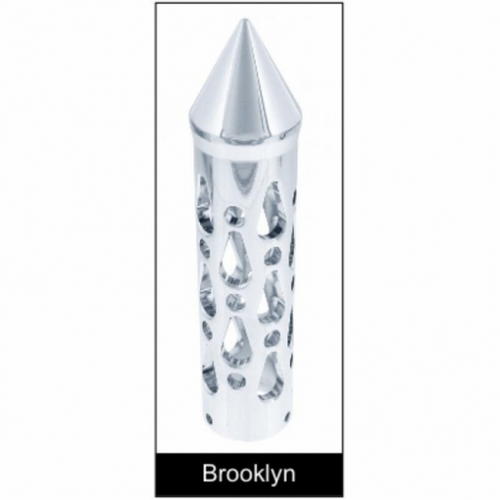 9" Chrome Air Horn Lever Set With "Brooklyn" Grip