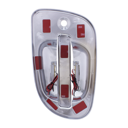 6 White LED Chrome Door Handle Cover for Freightliner