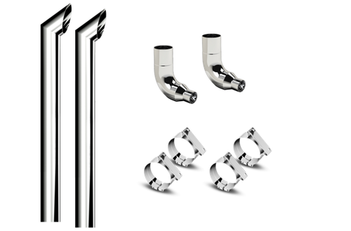 6 inch Diameter Desperado Tip - 108 inch Long - Exhaust Kit for Freightliner