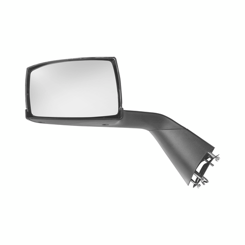 Chrome Hood Mirror Assembly With Sequential LED Turn Signal For 2018-2024 Volvo VNL