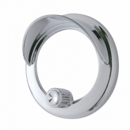 Clock Bezel With Visor For Freightliner - Indented