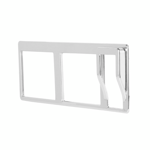 Chrome Plastic 7-Rocker Switch Bezel For 2013-2021 Peterbilt 579