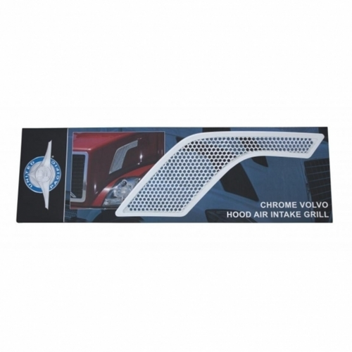 Chrome Hood Air Intake Grille For 2003-2017 Volvo VN/VNL
