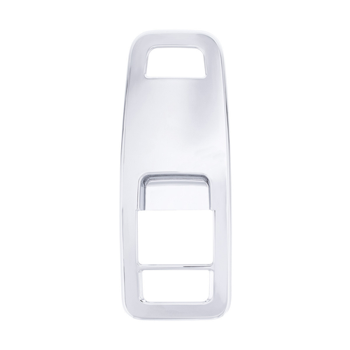 Chrome Plastic Door Switch Cover For 2013-2024 Kenworth T680-Driver (Without Power Mirrors)