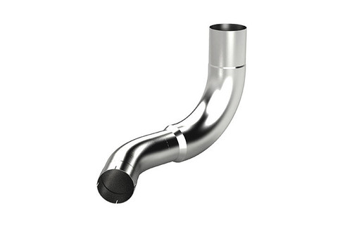 7 inch To 5 inch Right Over Frame Kenworth Chrome Elbow