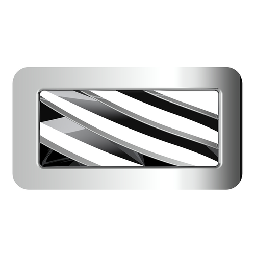 Chrome Plastic A/C Vent For 2001-2005 Peterbilt
