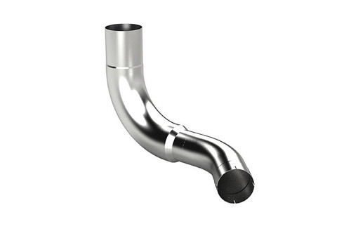 7 inch To 5 inch Left Over Frame Kenworth Chrome Elbow