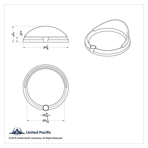 Signature Series Speed/Tachometer Gauge Cover With Visor & Color Crystal For Freightliner