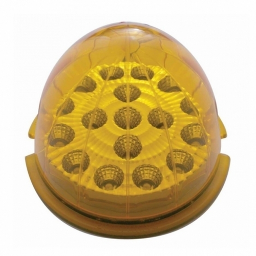 17 LED Watermelon Reflector Cab Light - Amber LED