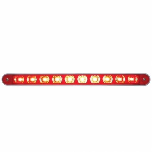 10 LED 9" Light Bar With Bezel (Stop, Turn & Tail)