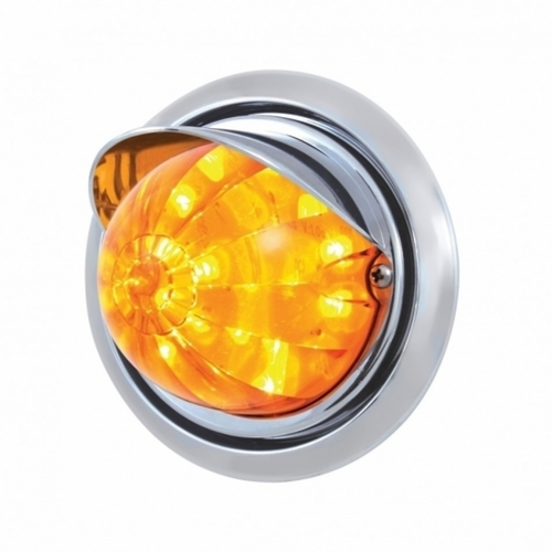 Front Bumper Light With 17 Amber LED Dual Function Watermelon Light & Visor For FL Columbia