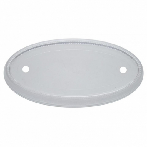 Large Peterbilt Emblem Lens - Clear