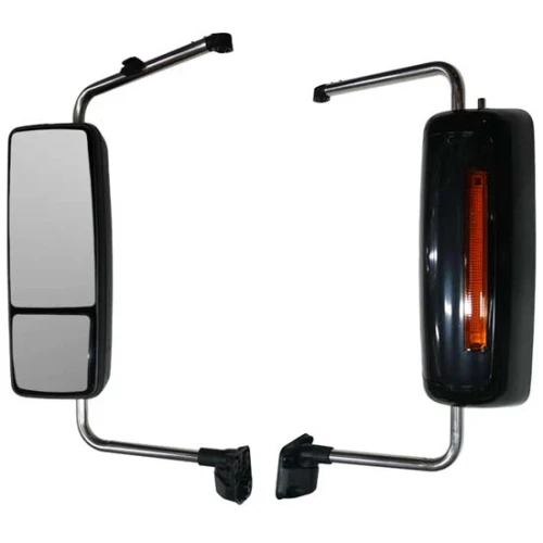 BESTfit Black Mirror Assembly With Brackets For International ProStar 2008-2018