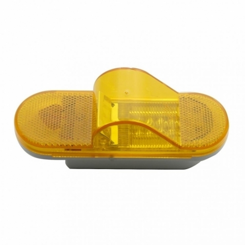 28 LED Mid-Trailer Turn Signal Light - Amber LED/Amber Lens