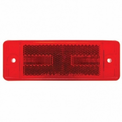 8 LED Rectangular Light Clearance/Marker With Reflex Lens